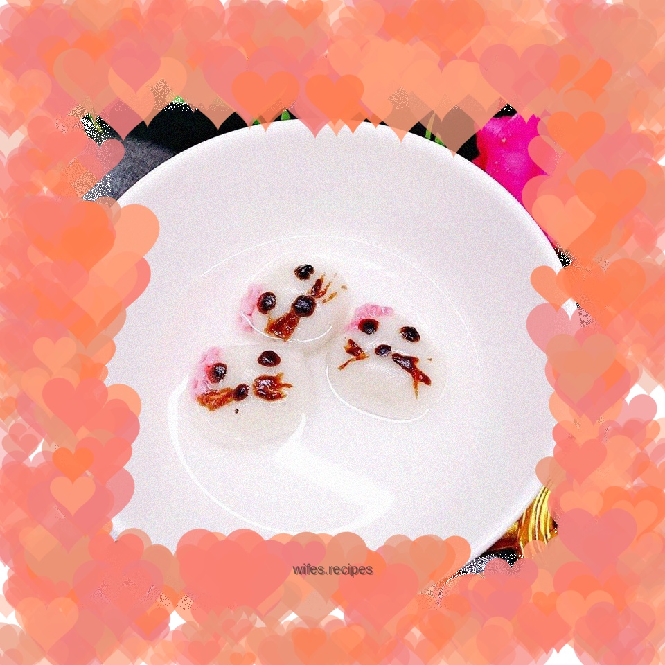 kt cat glutinous rice balls