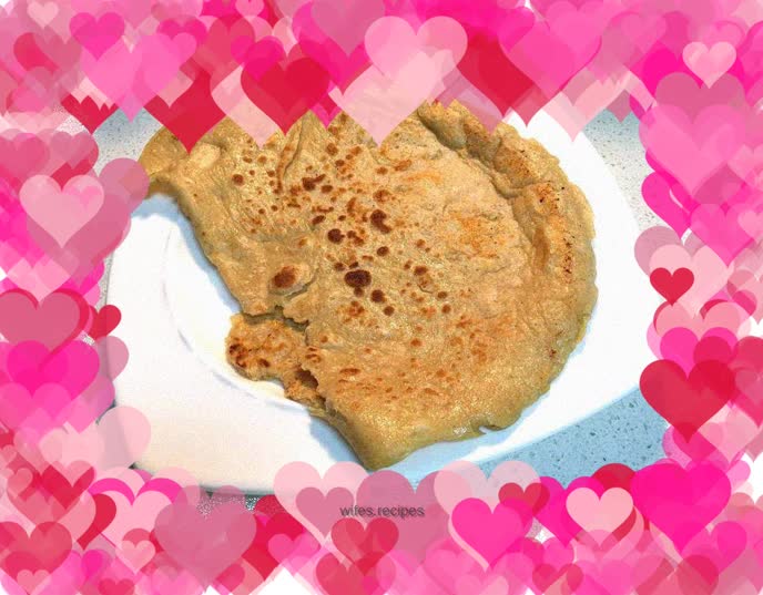 Whole wheat egg soft pancake