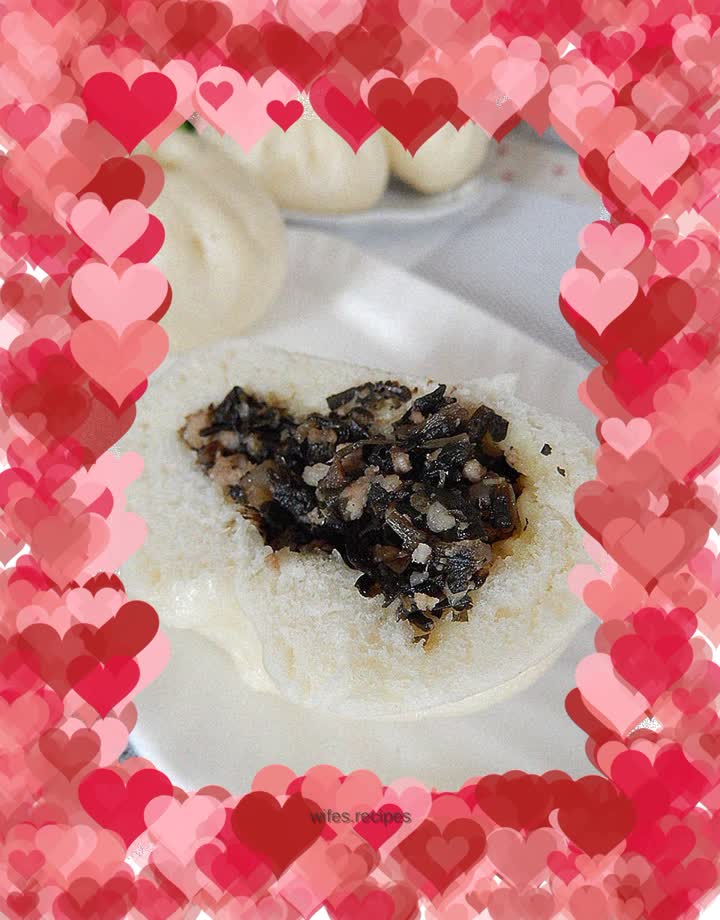 Purslane Dried Steamed Buns