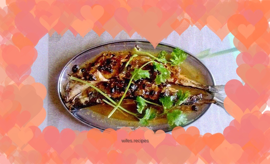 Braised Pork Fish with Black Bean Sauce