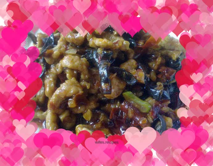 Sichuan style shredded pork