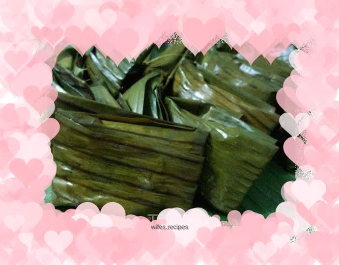 Guangxi banana leaf glutinous rice (leaf double fruit)