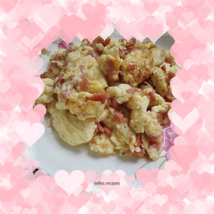 Sausage scrambled eggs