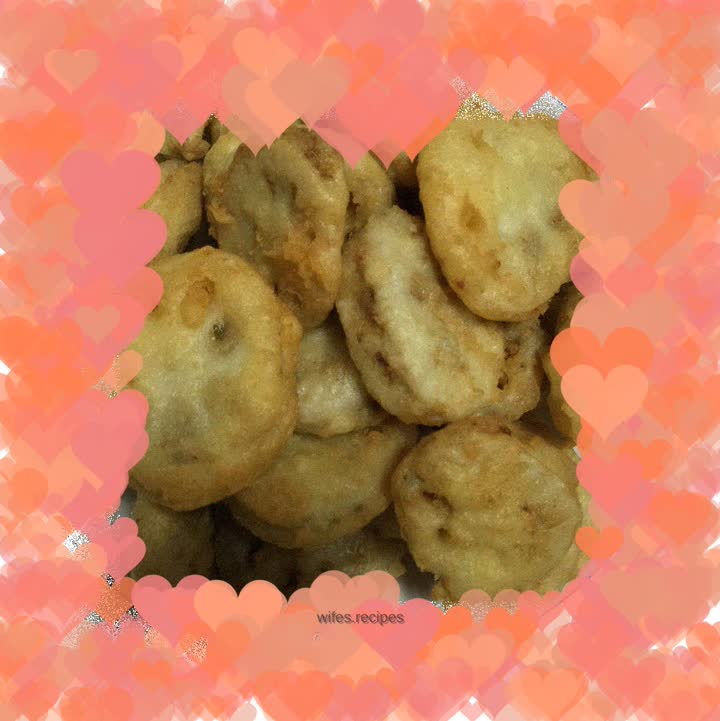 Crispy lotus root sandwich