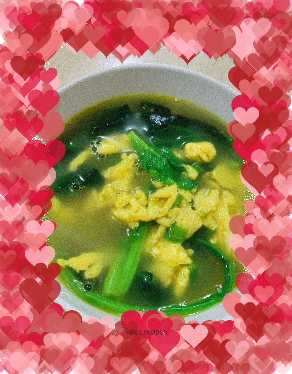Spinach and egg soup