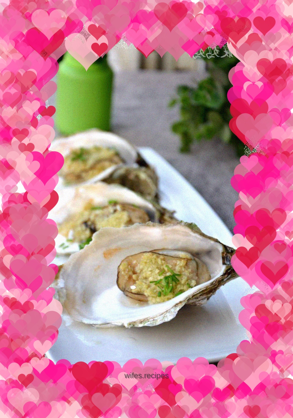 Grilled Oysters with Garlic Sauce