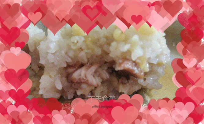 Fresh meat rice dumplings