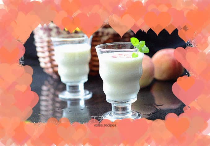 Honey fruit yogurt drink