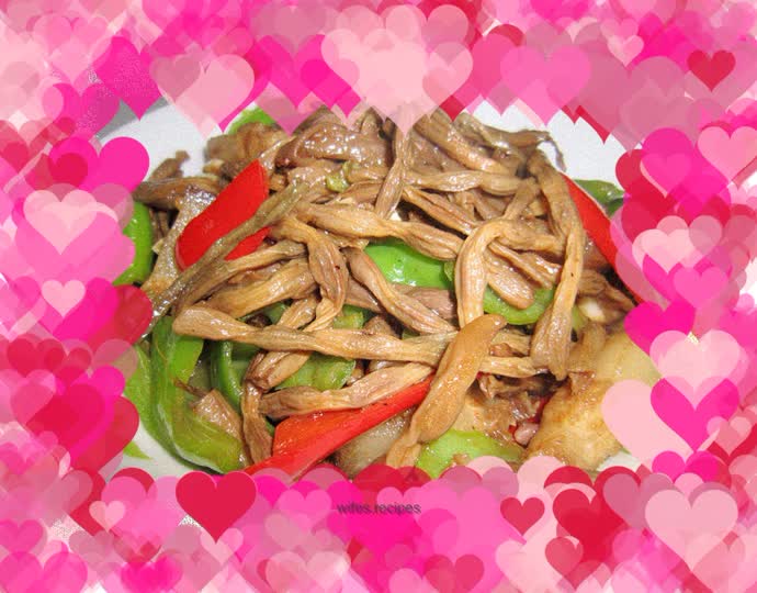 Dried beans and braised pork belly