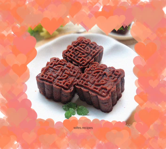 Homemade red bean paste