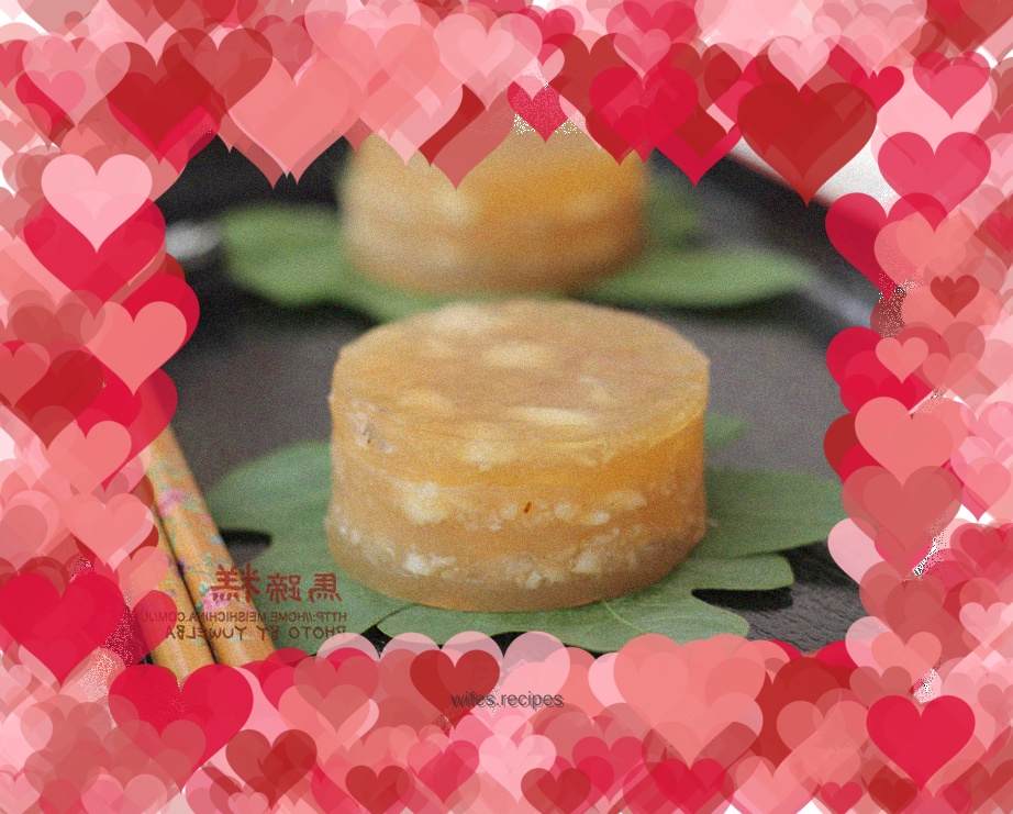 Horseshoe cake---a classic snack in Cantonese teahouses