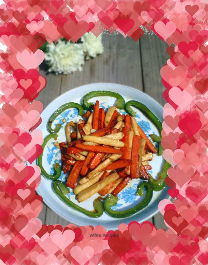 Three-color stir-fry