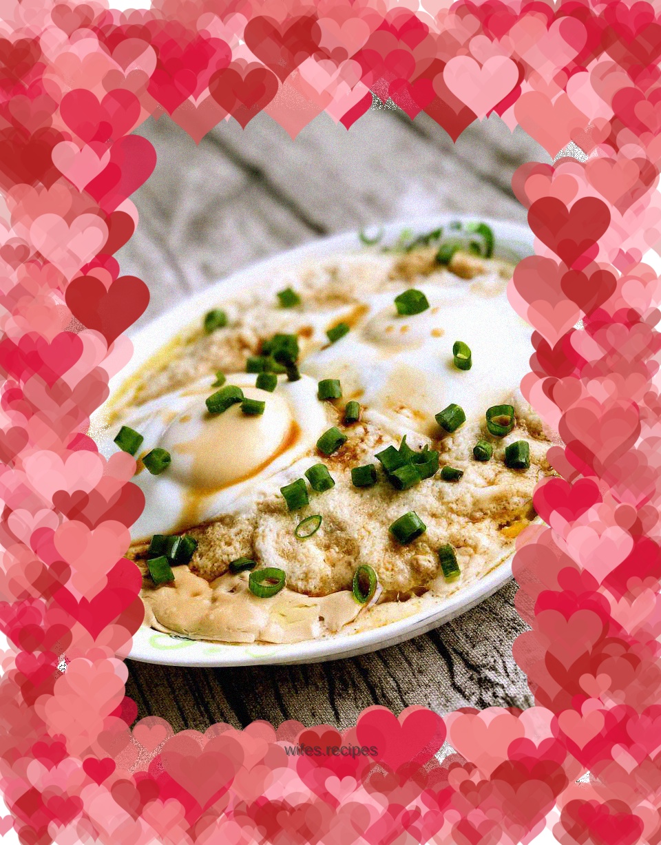 Steamed Egg with Meat Patty