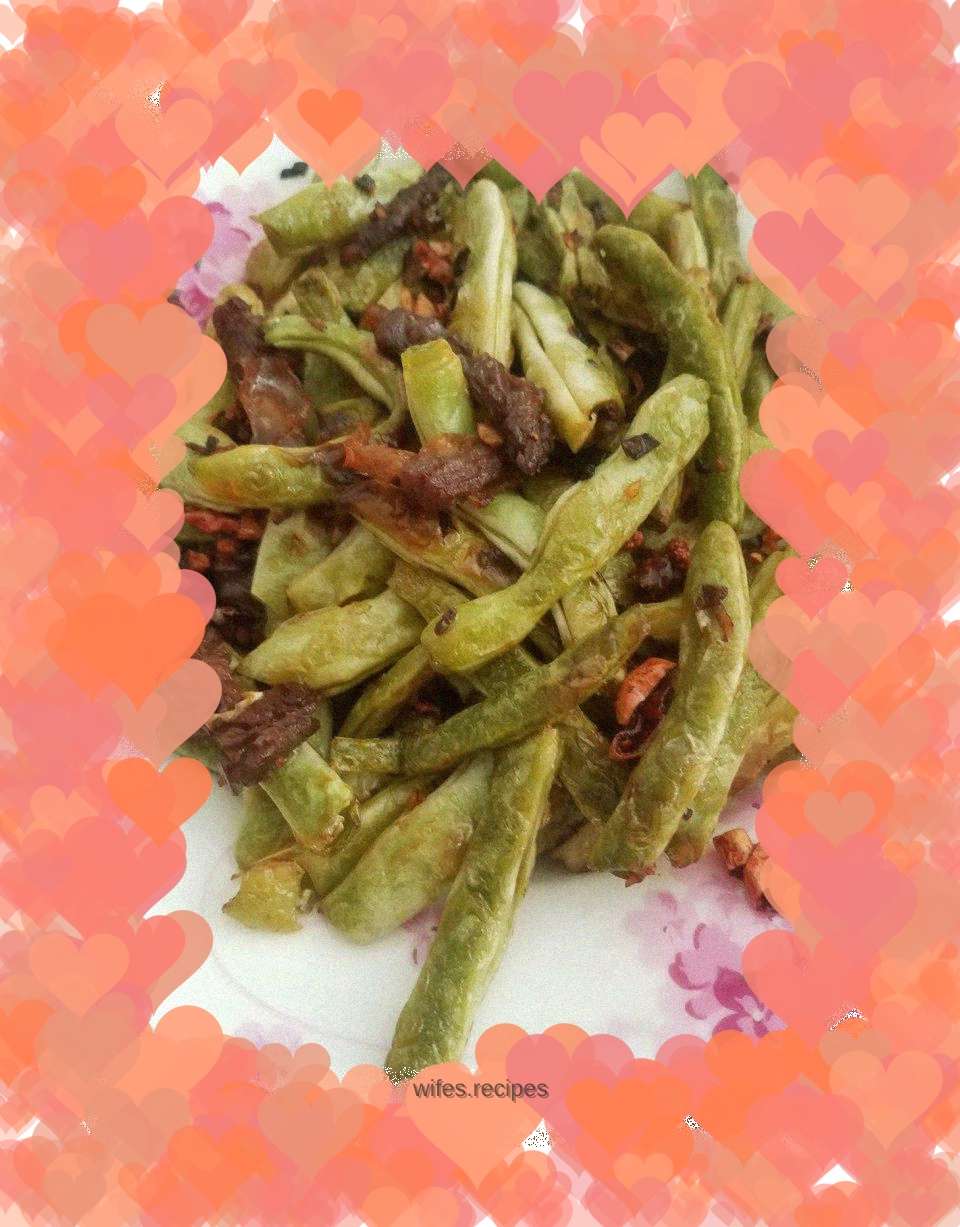 Stir-fried green beans