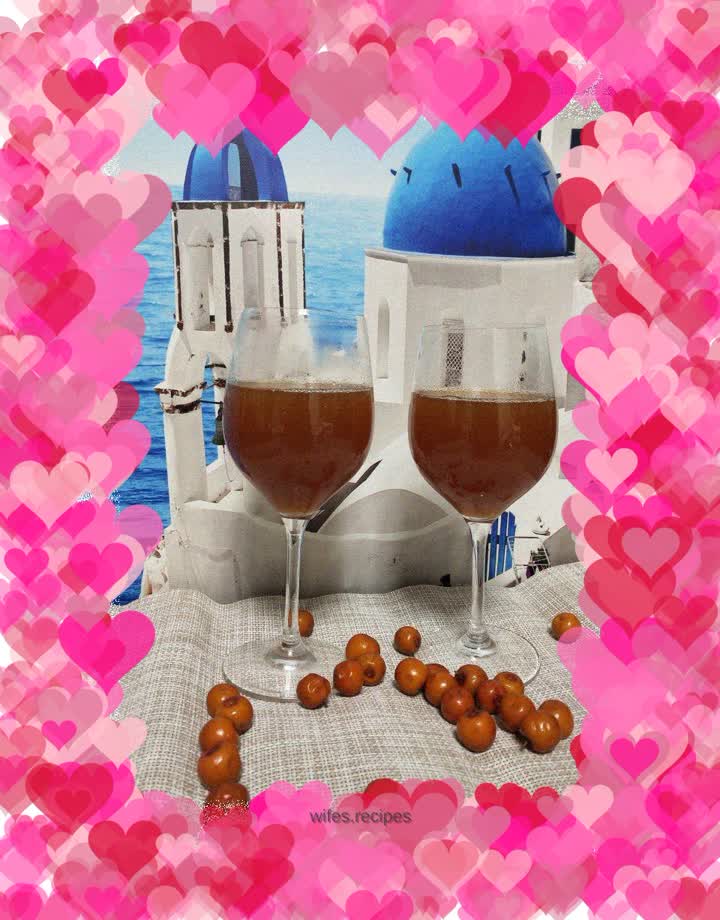 Homemade wild jujube juice