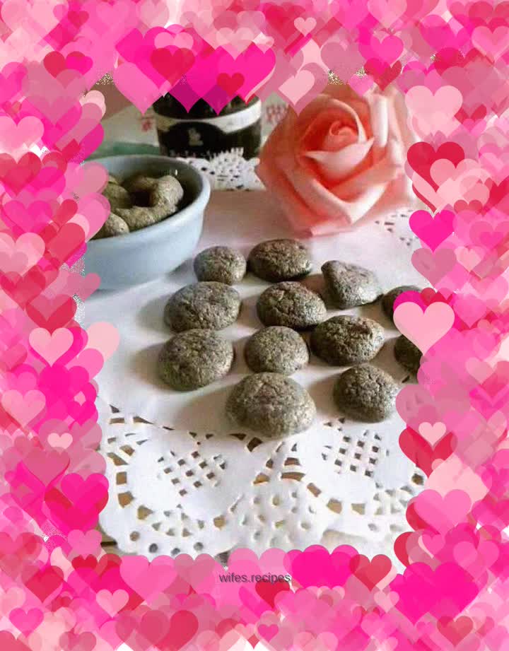 Food supplement black sesame and walnut sauce dissolved beans