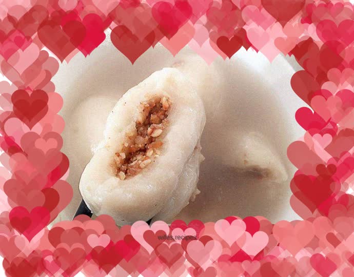 Family version of handmade glutinous rice balls