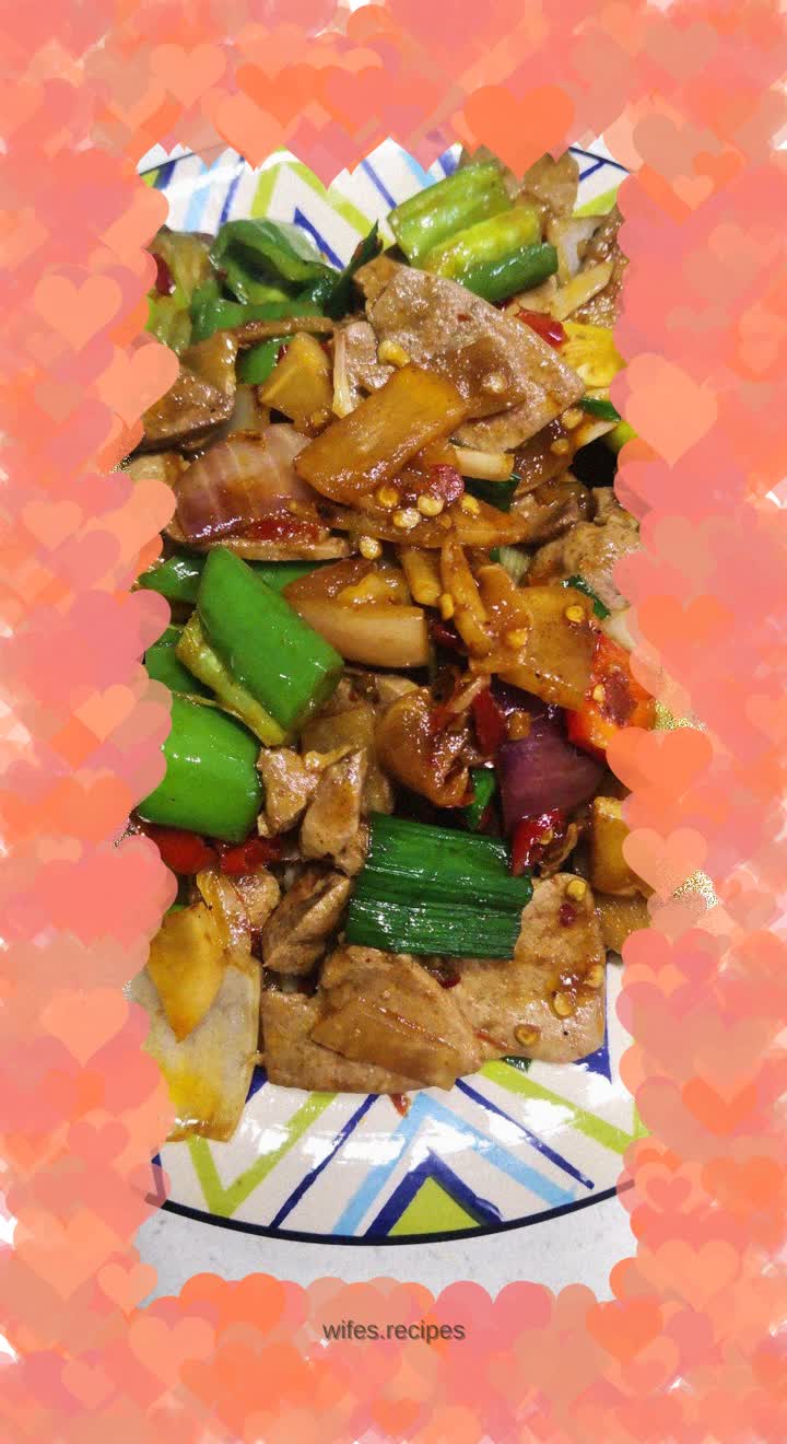 Pork liver with pickled pepper