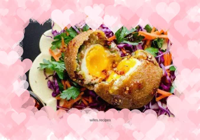 Potato lean meat omelette