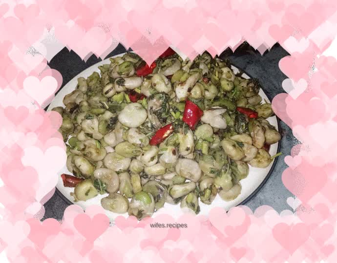 Stir-fried beans with Chinese toon