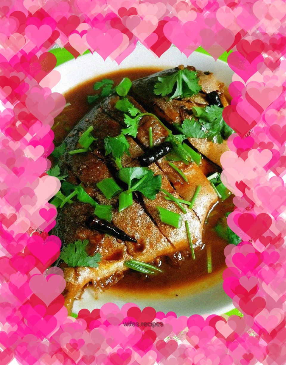 Braised Pomfret
