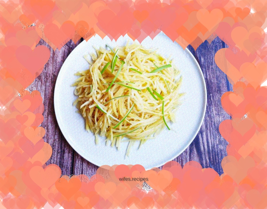 Intestinal Cleansing Food Vinegar Shredded Potatoes