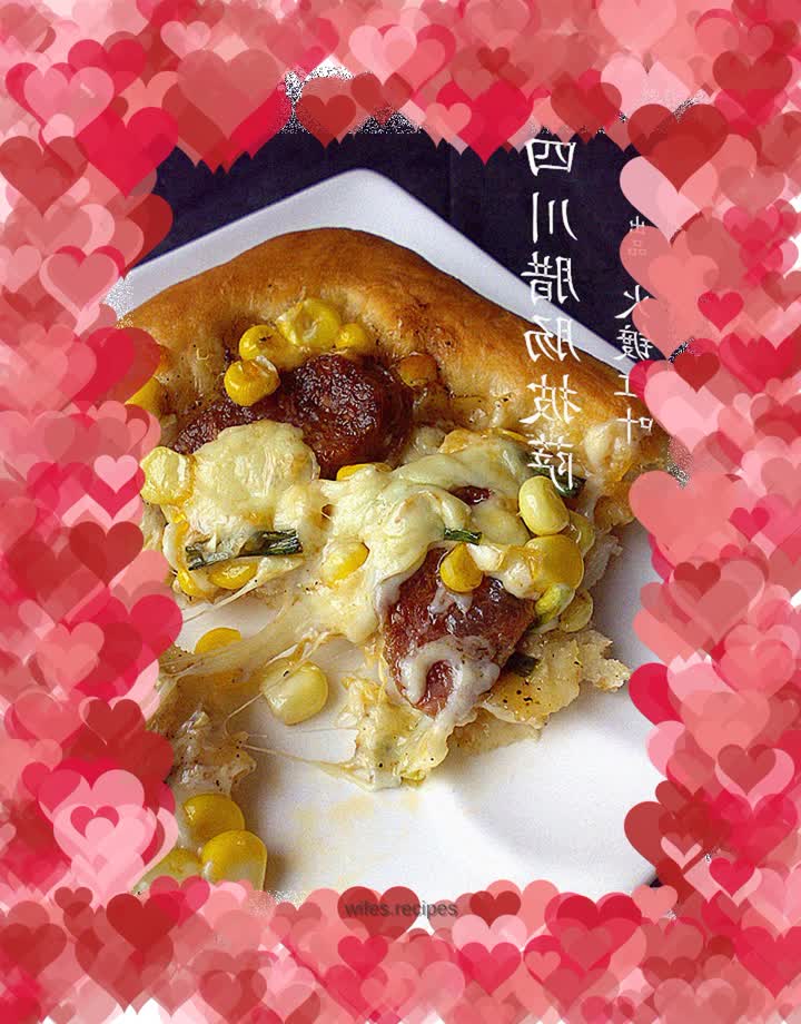 Sichuan Sausage Pizza