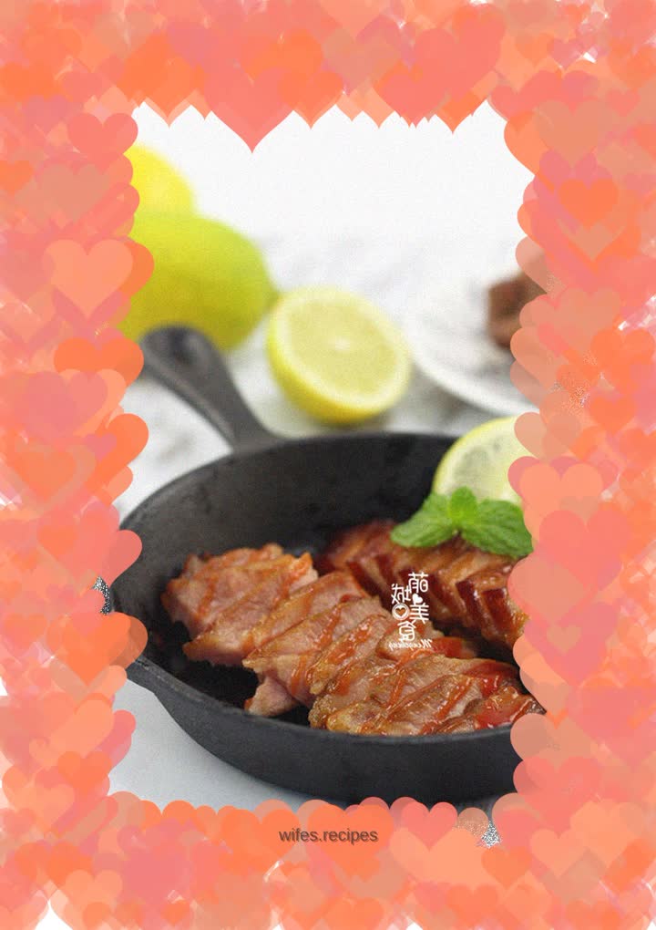 Delicious Cantonese Barbecued Pork with Honey Sauce