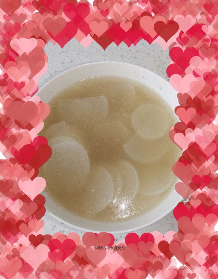 White radish beef soup