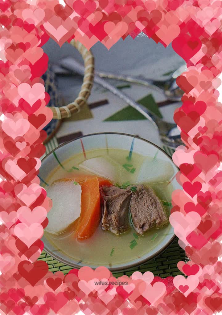 Carrot and duck soup