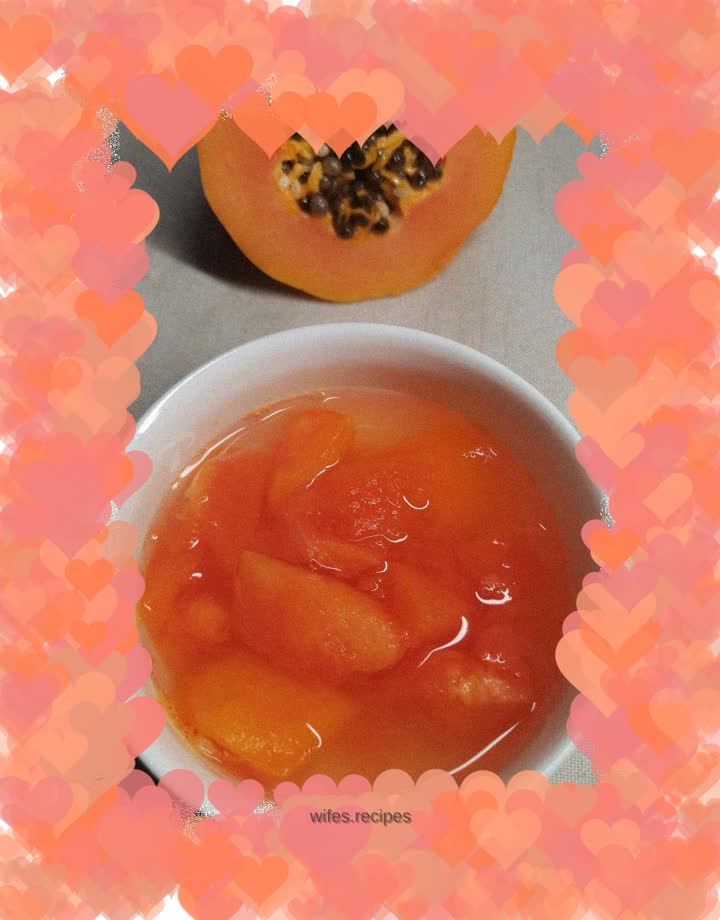 Papaya sugar water