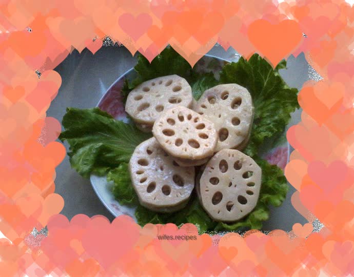 Memories from my childhood----Fragrant lotus root clips