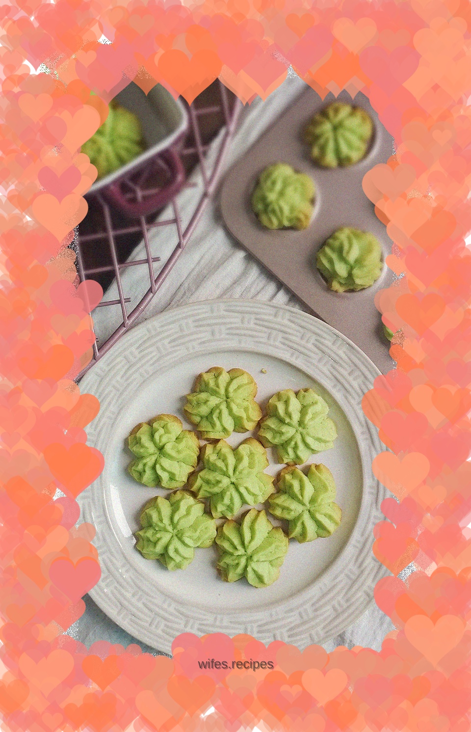 Colorful Sakura Cookies