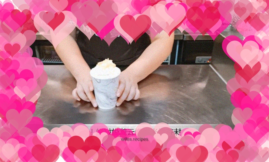 Hot milk tea drink︱Matcha fragrant rice cirrus