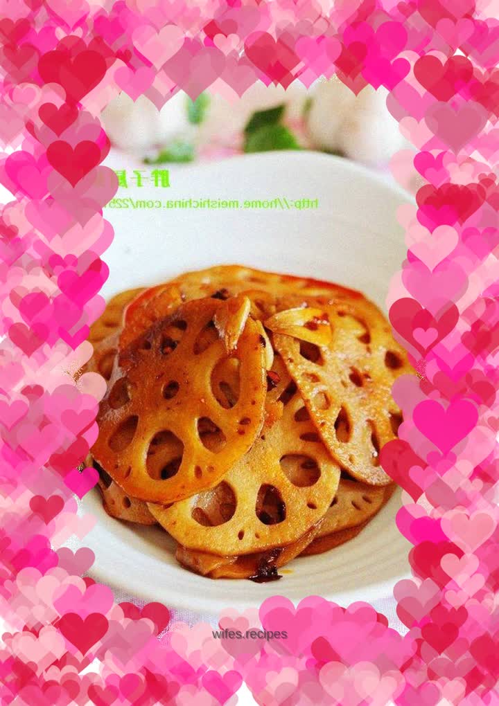 Autumn appetizer-----Spicy and sour lotus root slices