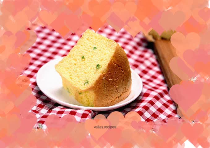 Onion Savory Chiffon Cake Depp Baking Laboratory