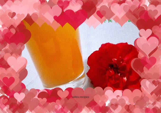 Homemade fruit drink—Huanghuali and wolfberry juice