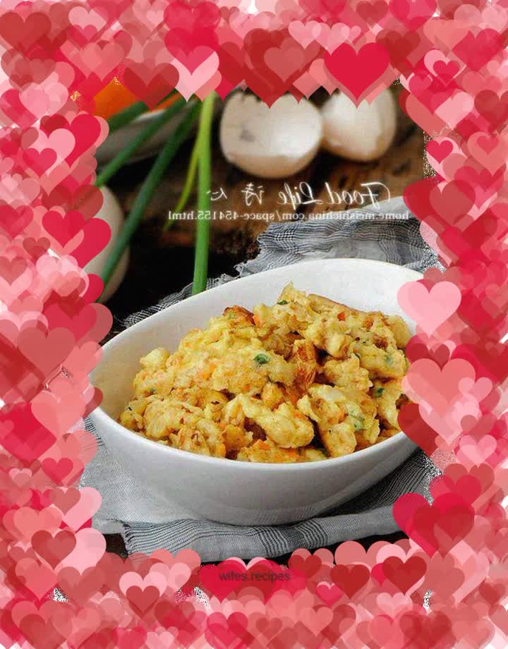 Preserved Egg Cauliflower---A quick side dish without any seasoning