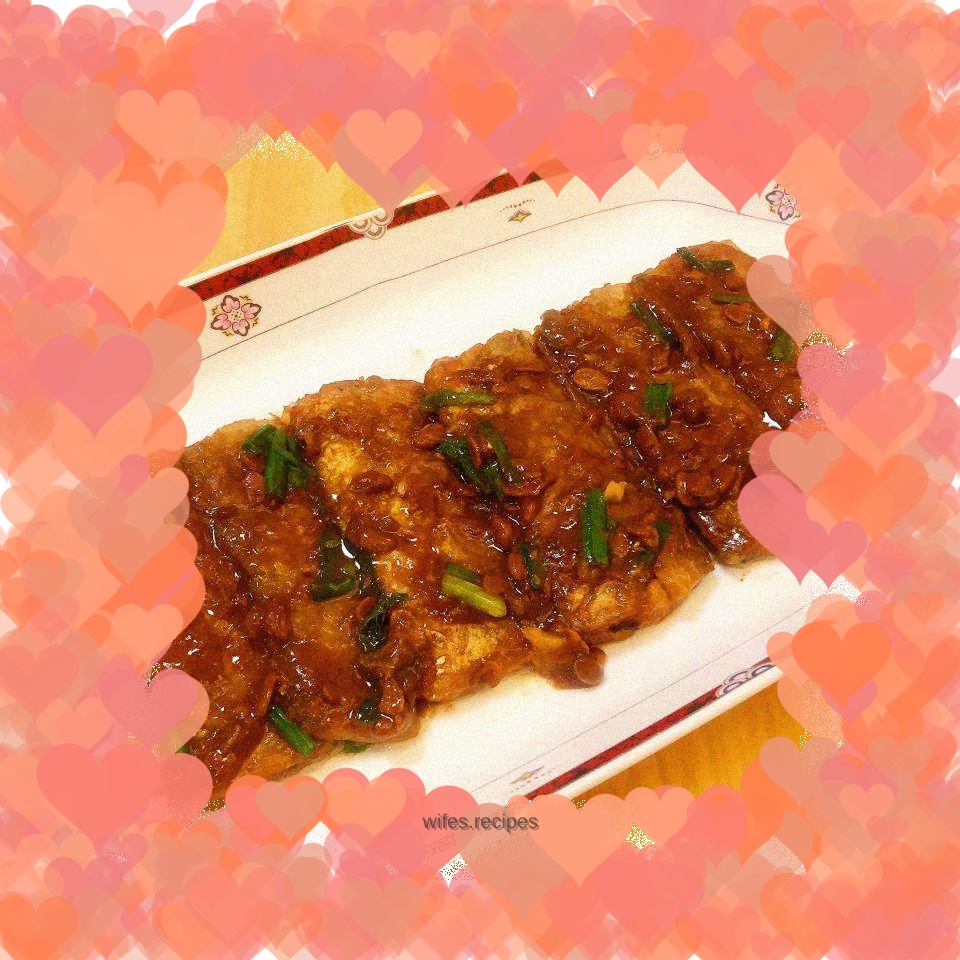 Braised hairtail with bean paste