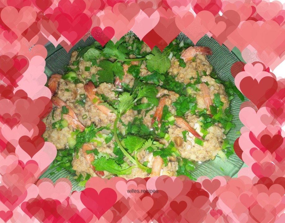 Shrimp Stuffed Meatballs