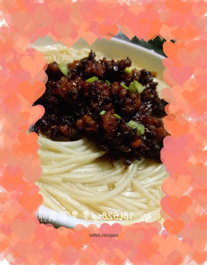 Sichuan style fried noodles - improved version
