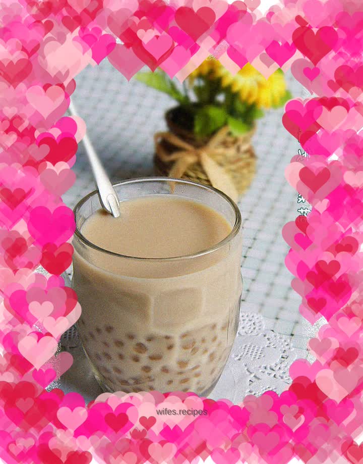 Microwave ovens can also cook sago————————【Pearl Milk Tea】