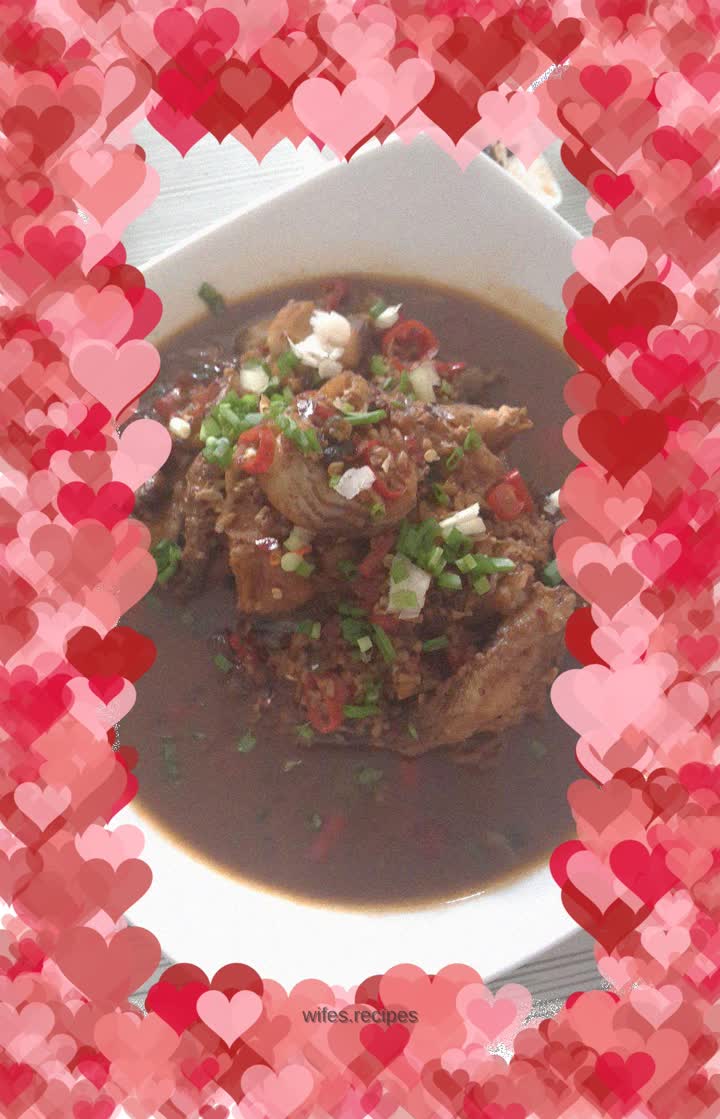 Braised fish with sake lees