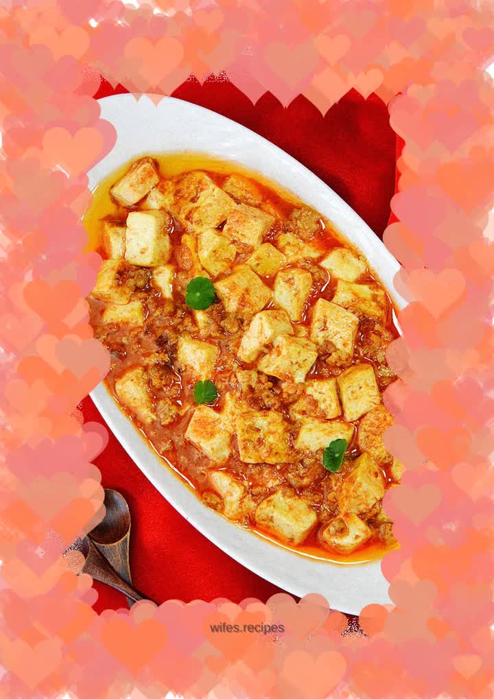 Smooth and delicious—braised tofu with large prawn paste