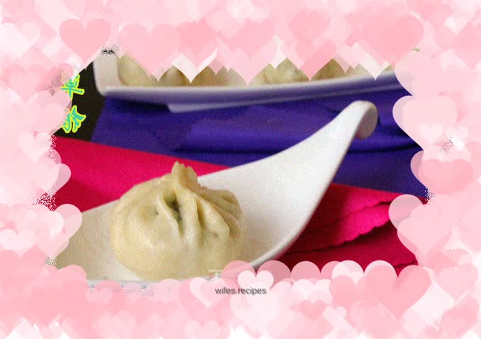 Homemade steamed buns