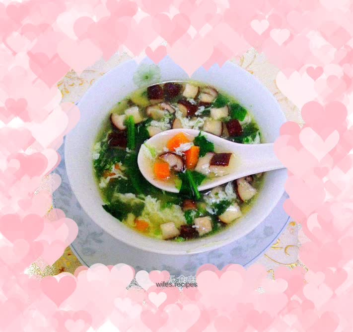 【Hibiscus Fresh Vegetable Soup】----Oil version & Oil-free version