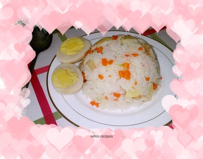 Lazy person’s version of braised rice