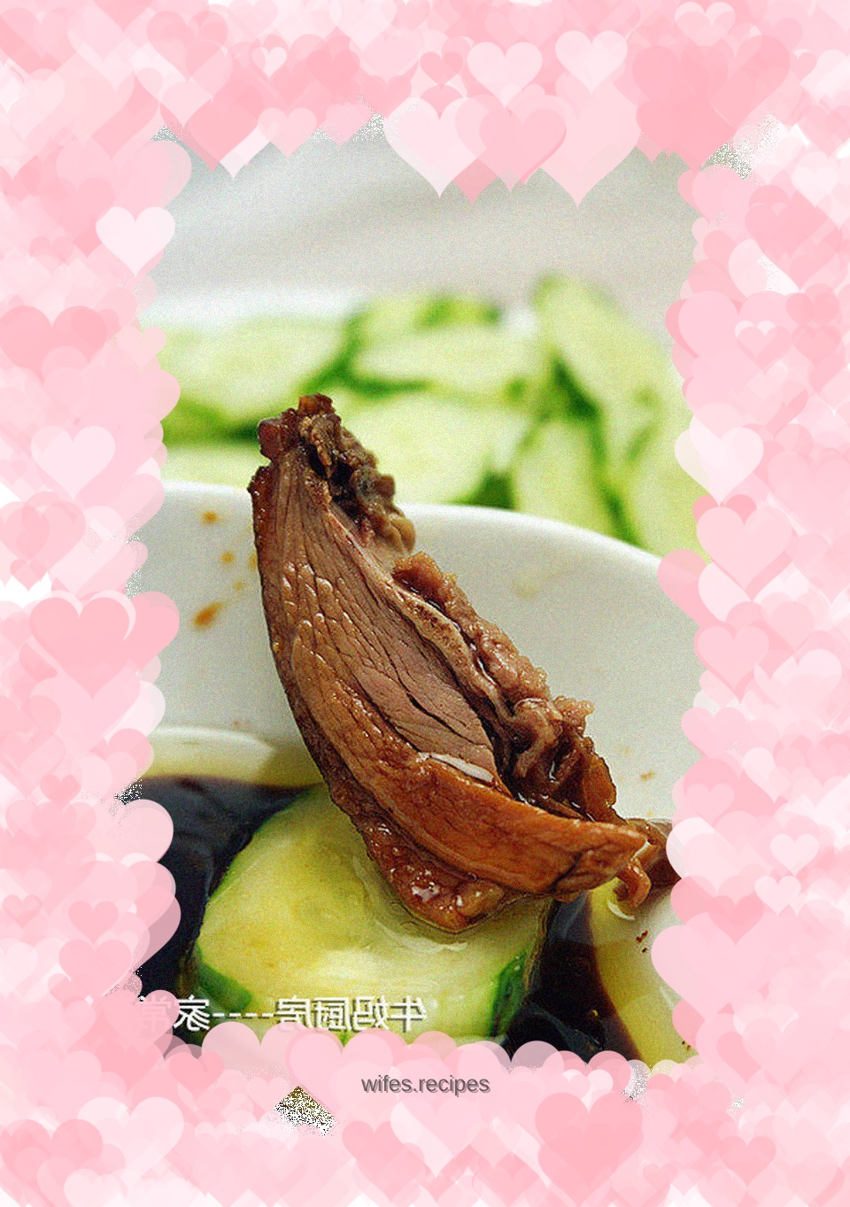 Roast goose leg with sauce