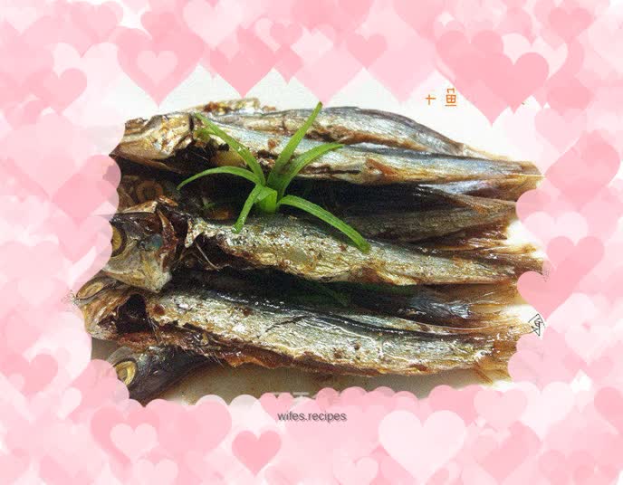 Steamed dried fish