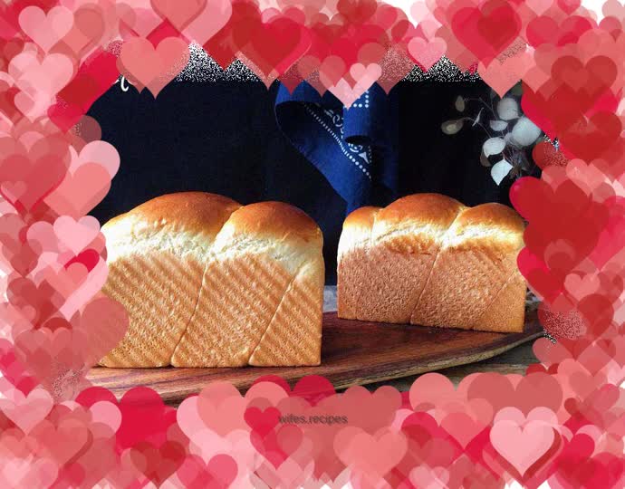 Condensed milk honey toast